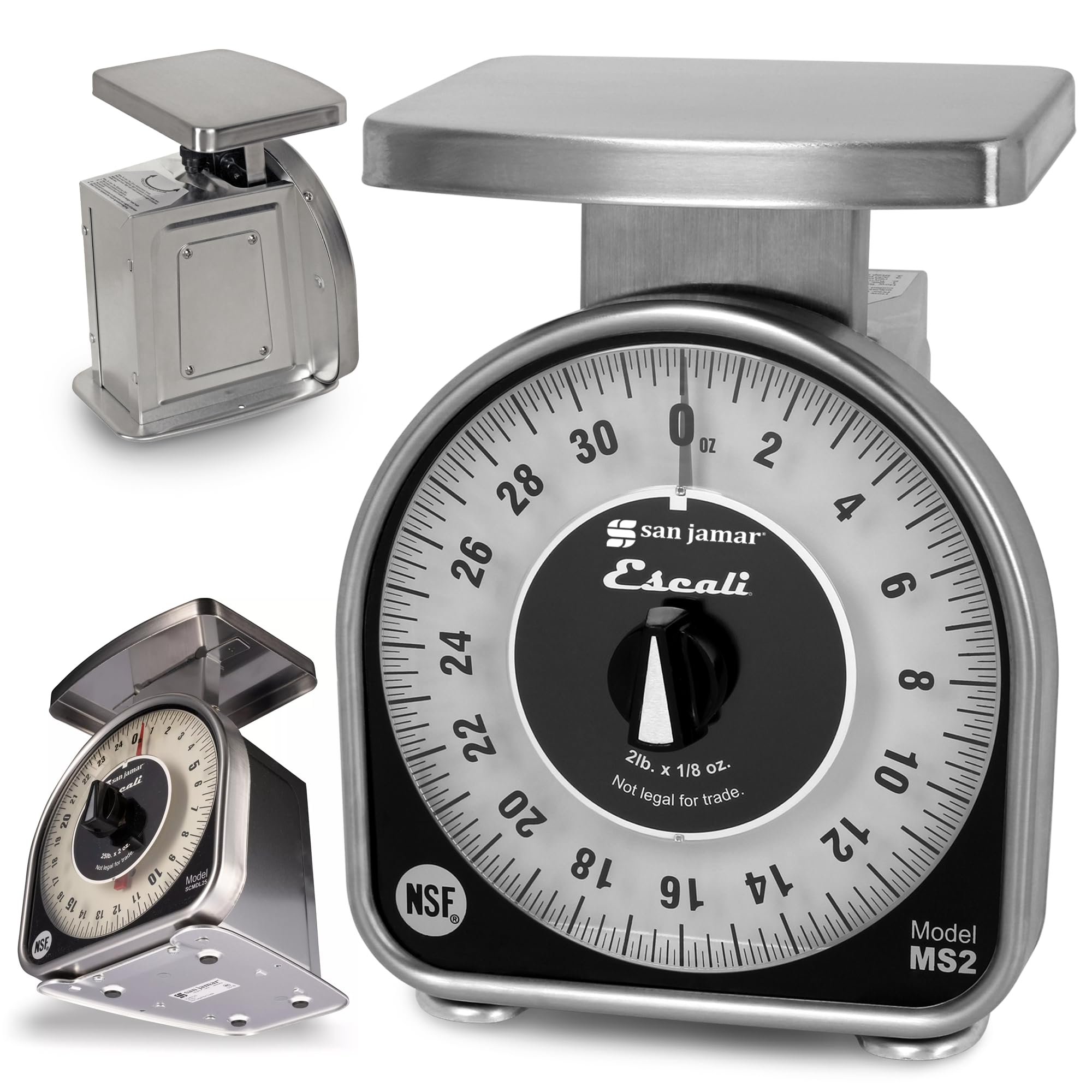 San Jamar Dial Scale - 2 lb Food Scale -2