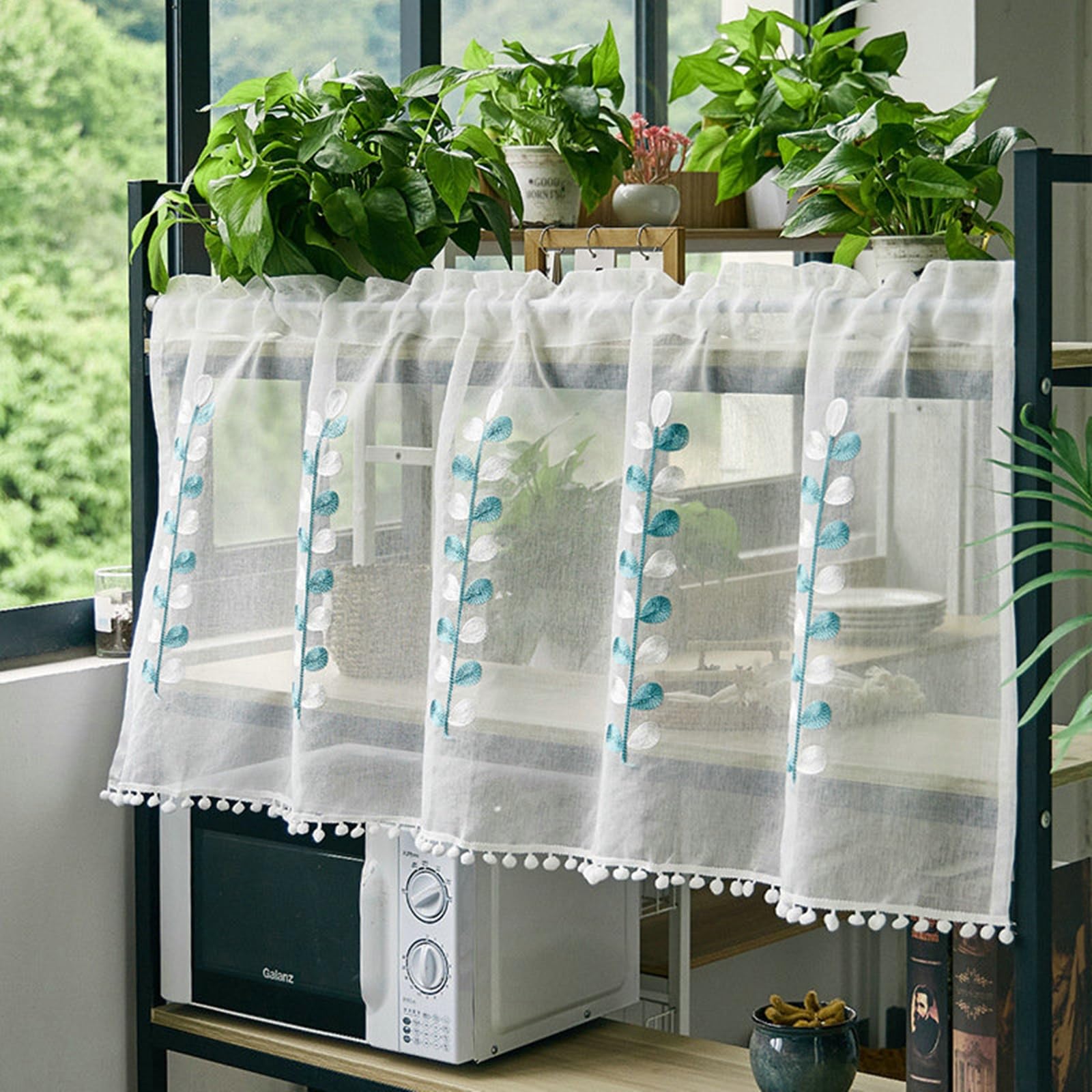 Cortina de baño semitransparente KnSam para crear un ambiente relajante con luz natural