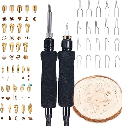 Miniatura 3 de U.S. SOLID Kit de combustión de madera, estación de herramientas, quemador de pluma de pirografía dual para adultos 2 en 1 de punto sólido 200℉ ~