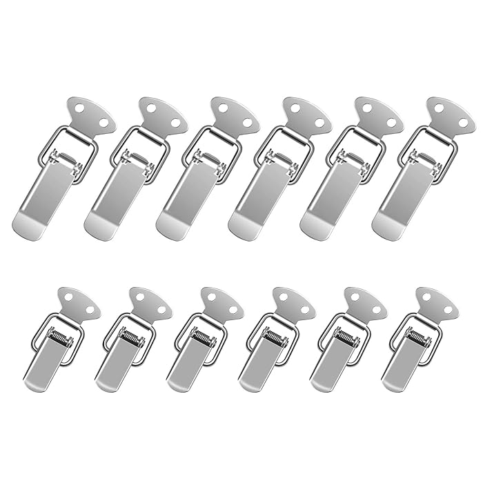 Buy LANMOK 12 Sets Spring Loaded Toggle Latches Stainless Steel Catch
