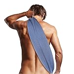 Evridwear Exfoliating Back Scrubber with Handles Two Sides for Body Shower Deep Cleans Skin Massages Invigorating Blood Circulation Men Women One Size (Back Scrubber)