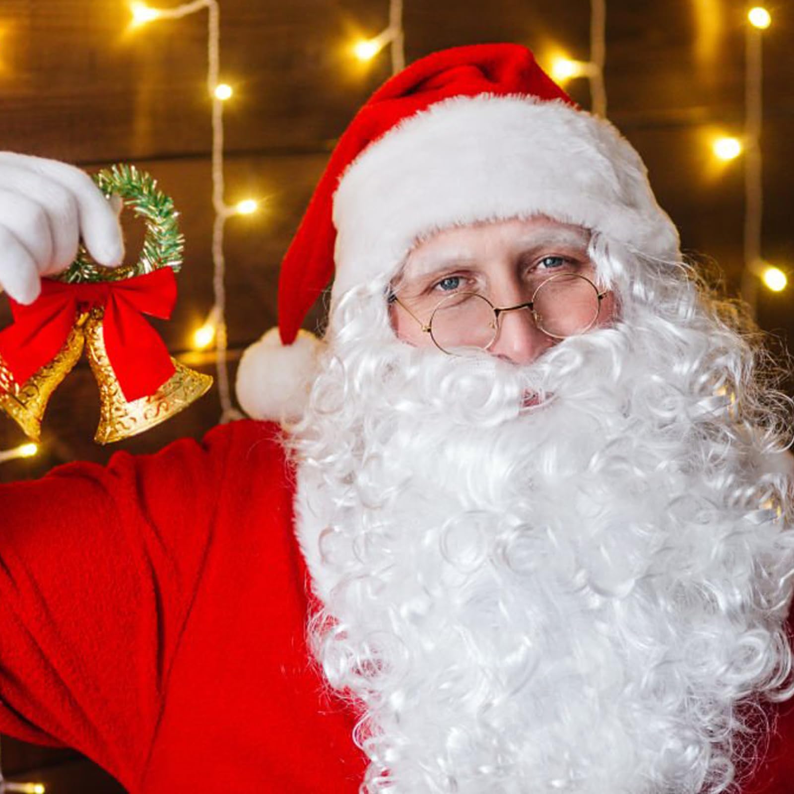 Sinterklaas pruik en baard fijne welded mono lace - Peels Haarmode