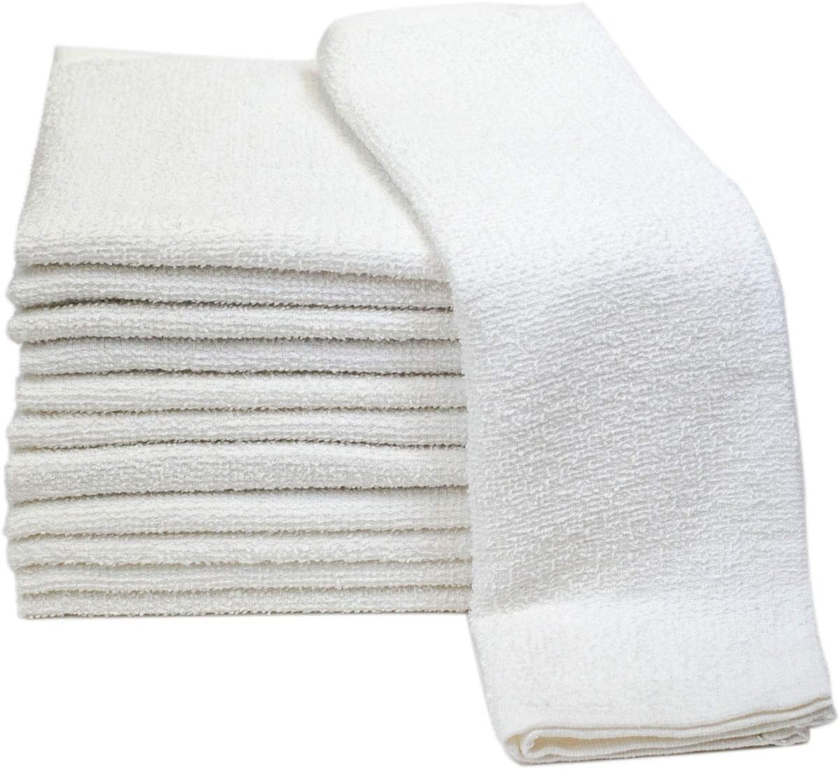 VANME 100 Cotton, 20 Pieces Bar Mop Set, dish cloths, absorbent towels