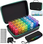 Monthly Pill Organizer 2 Times a Day,Month Pill Box Organizer with 32 Daily Compartments,30 Days Pill Holder with Hard Travel Case Pill Case Vitamins Case+Portable 7-Day Travel Medicine Organizing Bag