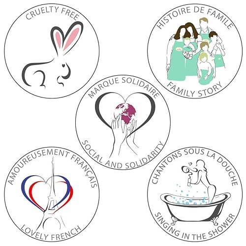 Miniatura 7 de UnAir d'Antan, set de regalo de loción de manos para mujer, 4 piezas, crema de manos con manteca de karité, aceite de almendras dulces, 4 crema de