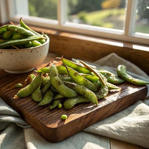 Miniatura 23 de The Only Bean - Frijoles de Edamame tostados crujientes (sal marina) - Snacks keto (0.07 oz netos) - Snacks saludables ricos en proteínas