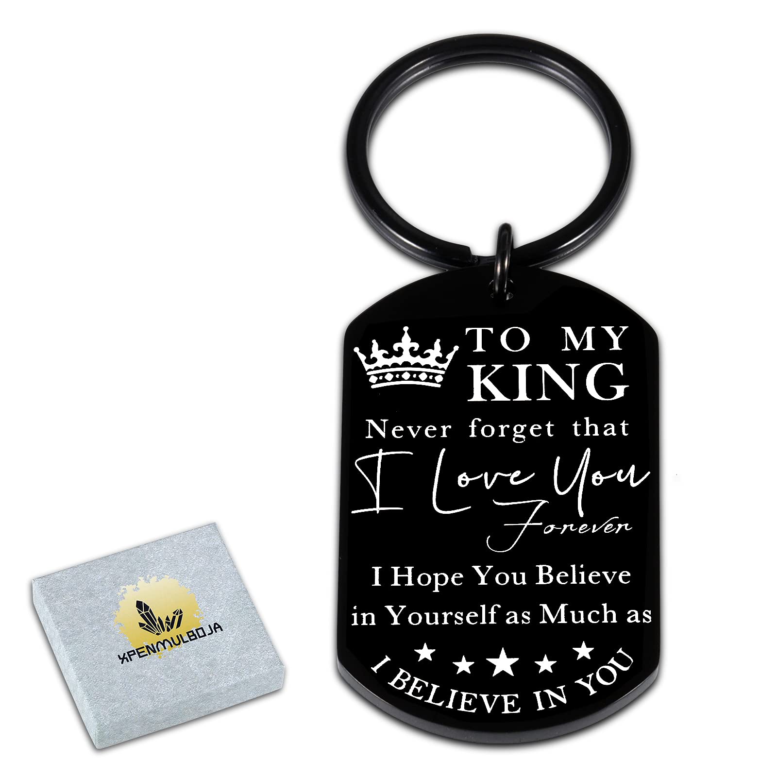 Keychain for Boyfriend Husband Keychain Christmas Valentine’s Day Anniversary