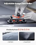 VEVOR Dent Puller Kit, 60 PCS Kit d'enlèvement de la dent sans peinture avec ascenseur doré, tire-pull à pont, marteau en caoutchouc, pistolet à colle, auto de réparation des dommages du corps de hayon outils pour réparation de porte de réfrigérateur de voiture