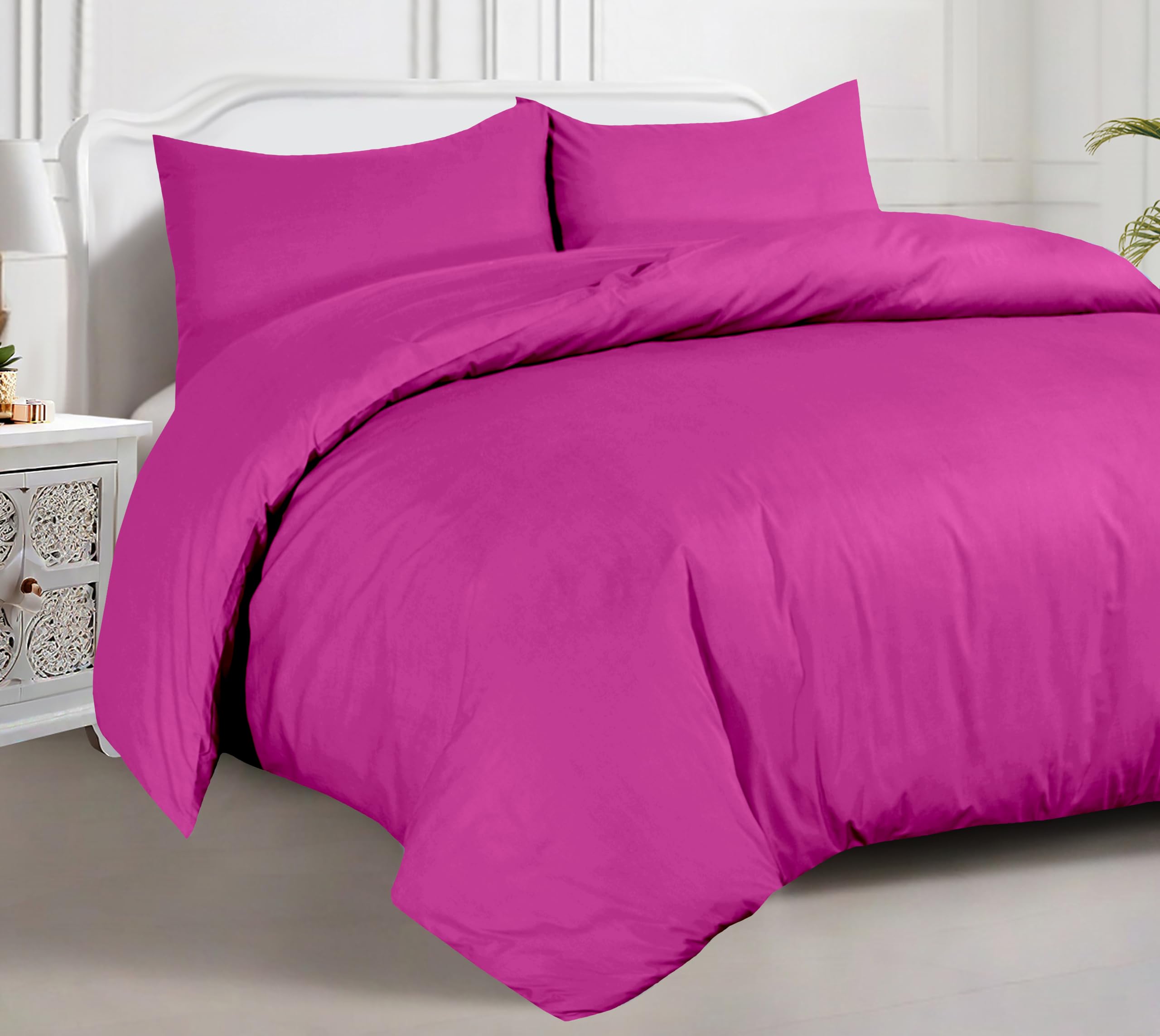 Crescent Textile 200TC Duvet Cover Bedding Set Single, Double, King - Image 2
