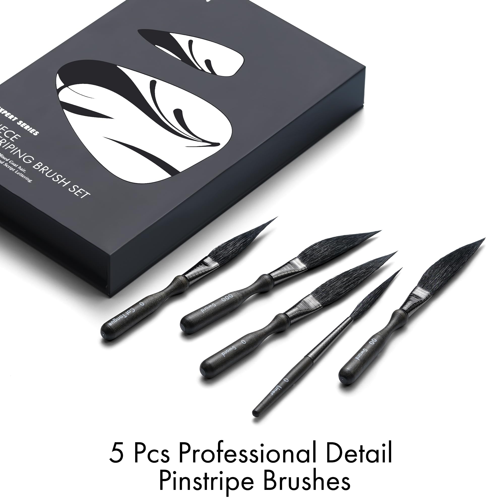 Amazon.com: ARTIFY 5-Piece Pinstriping Brush Set, Mixed