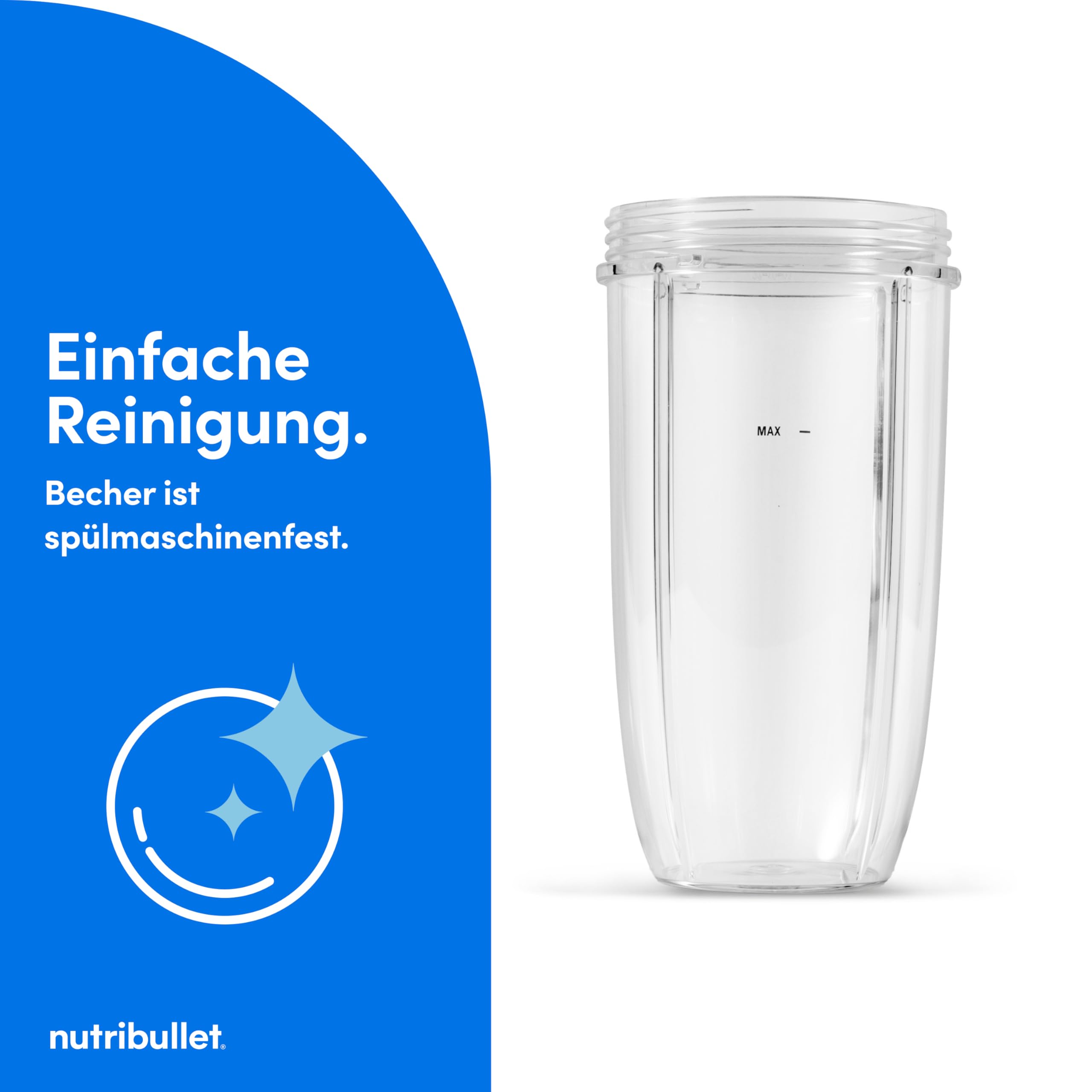 Nutribullet Pro 900 Smoothie Maker, Multifunktions-, Obst- & Gemüsemixer, kompaktes Design, einfache Bedienung, schnelle Reinigung, optimale Nährstoffextraktion, 900W, Taubengrau (NB904MASN)