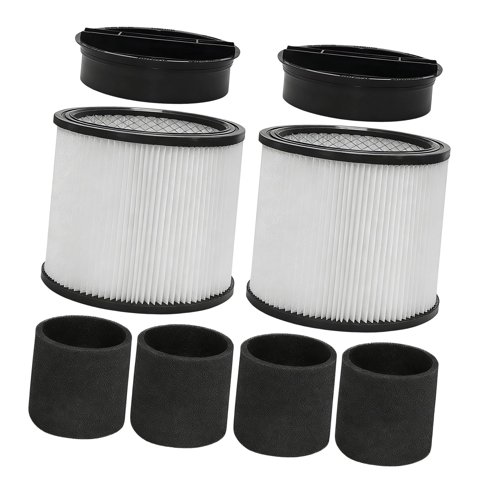 Fentency 90304 Vacuum Cleaners Replacement Wet Dry Vacuum Filter Cartridge for Captures Pet Lint and Debris Replacement Filter