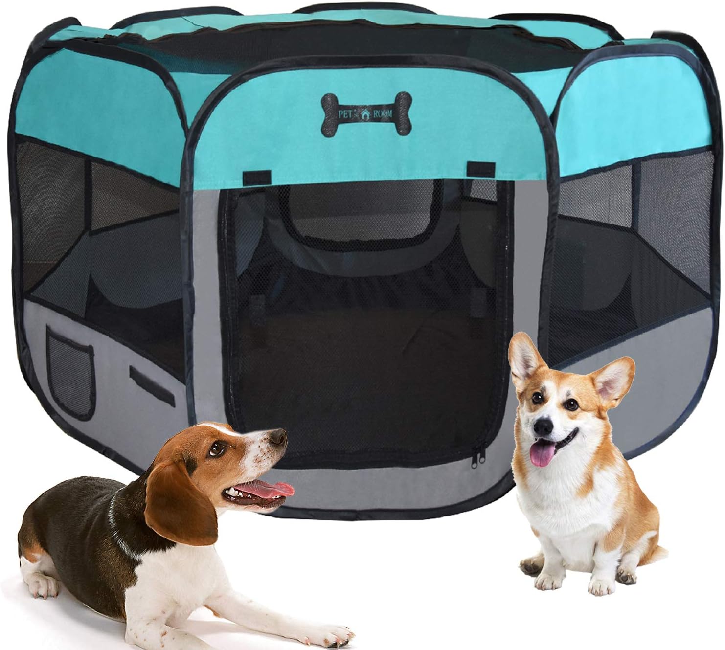 fabric puppy playpen