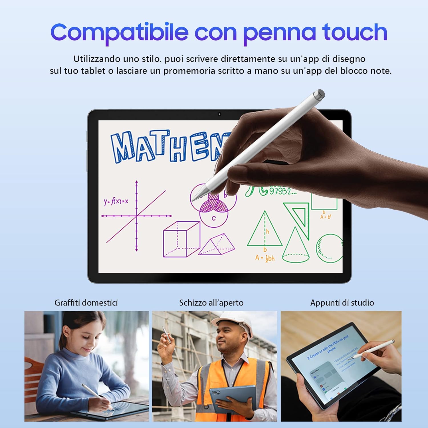 OSCAL Tablet 10.1 Pollici con Penna 14GB RAM+256GB ROM, Pad13 Android 12 Tablet 2023, 4G LTE+5G WiFi, Octa-Core,7680mAh,FHD 1920x1200,13MP+8MP,18W Ricarica/Dual SIM/Face ID/OTG/GPS/BT5/3.5mm Jack OSCAL Tablet 10.1 Pollici con Penna 14GB RAM+256GB ROM, Pad13 Android 12 Tablet 2023, 4G LTE+5G WiFi, Octa-Core,7680mAh,FHD 1920x1200,13MP+8MP,18W Ricarica/Dual SIM/Face ID/OTG/GPS/BT5/3.5mm Jack