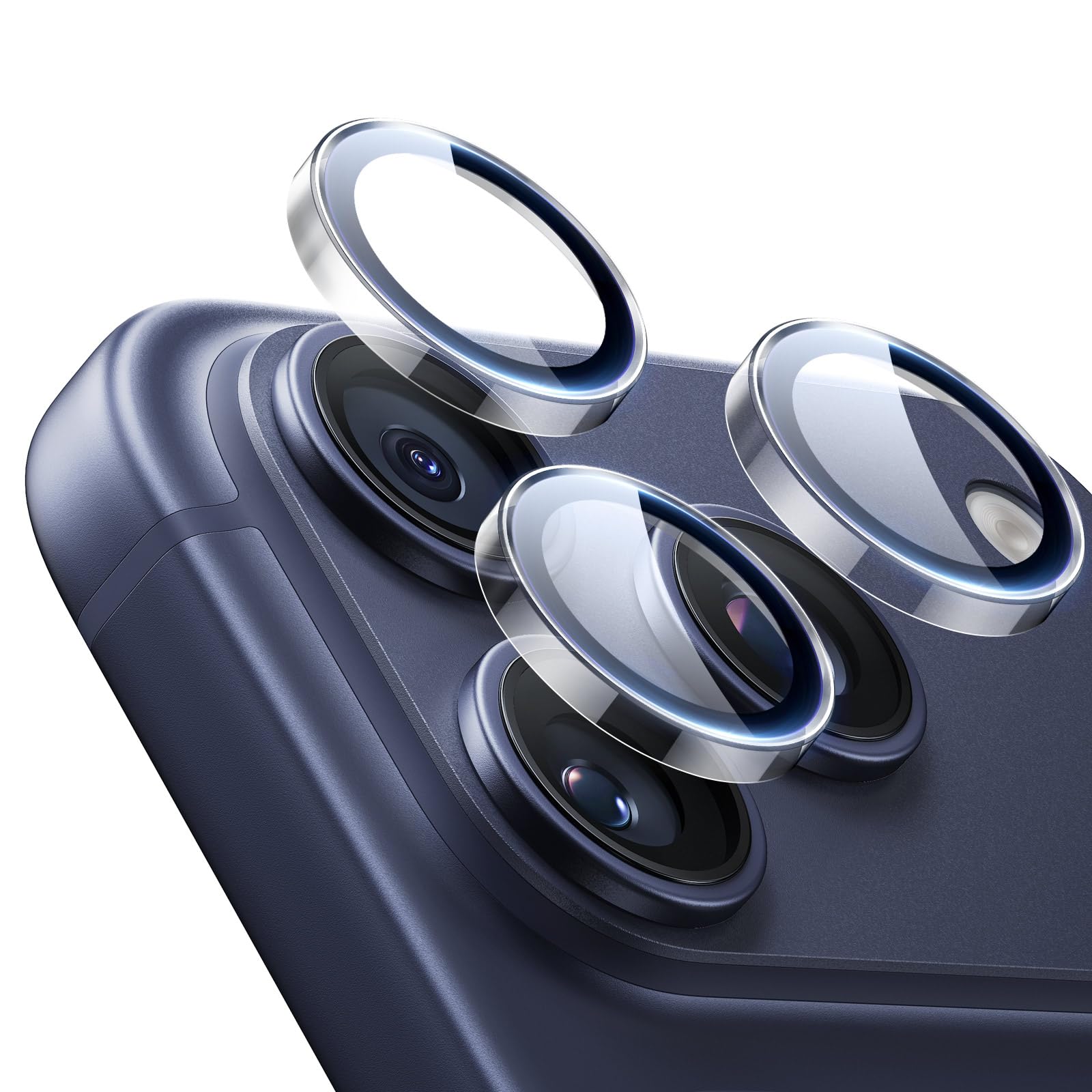 【超薄設計・50kg耐衝撃】ESR いPhone17Pro カメラ保護 高透過率 「破損のリスクを最大80％削減」2倍強化 米軍MIL規格 9H耐傷性 曇り防止 貼付け簡 瞬間吸着 iphone 17 Pro カメラ保護 17Pro/17 Pro Max/16Pro/16Pro Max/15 Pro/15 Pro Max/14 Pro/14 Pro Max対応Armorite 1セット クリア