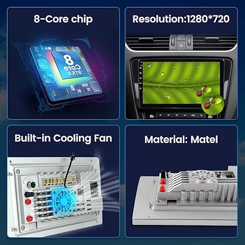 Miniatura 7 de Radio para Toyota Land Cruiser Prado 150 2014-2017 Estéreo Actualización Dash Kit de Navegación GPS del Coche, 2+32GB 10.1" IPS Pantalla Táctil