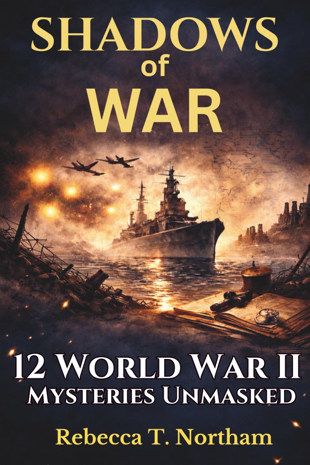 Shadows of War: Twelve World War II Mysteries Unmasked: From Foo Fighters to the Lost Amber Room: The Truth Behind WWII’s Most Famous Legends, Conspiracies, and Unsolved Mysteries