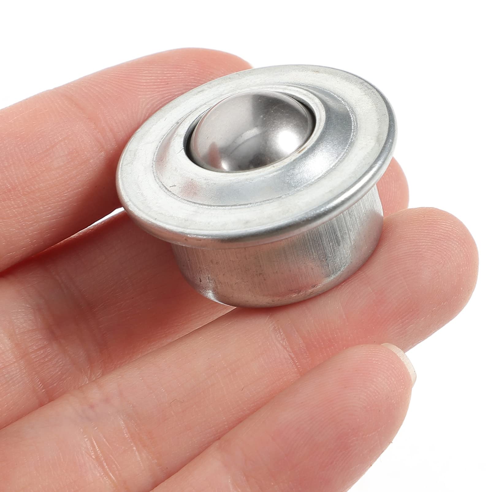 FUNOMOCYA 10pcs Bearing Casters Mounted Bearings Mounted Ball Bearing Industrial Casters Roller Transfer Table Screw Mounted Round Bearings Ball Transfer Unit Bearing Ball Casters Castors