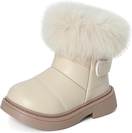 MK MATT KEELY Girls Snow Boots Kids Winter Outdoor Waterproof Boots