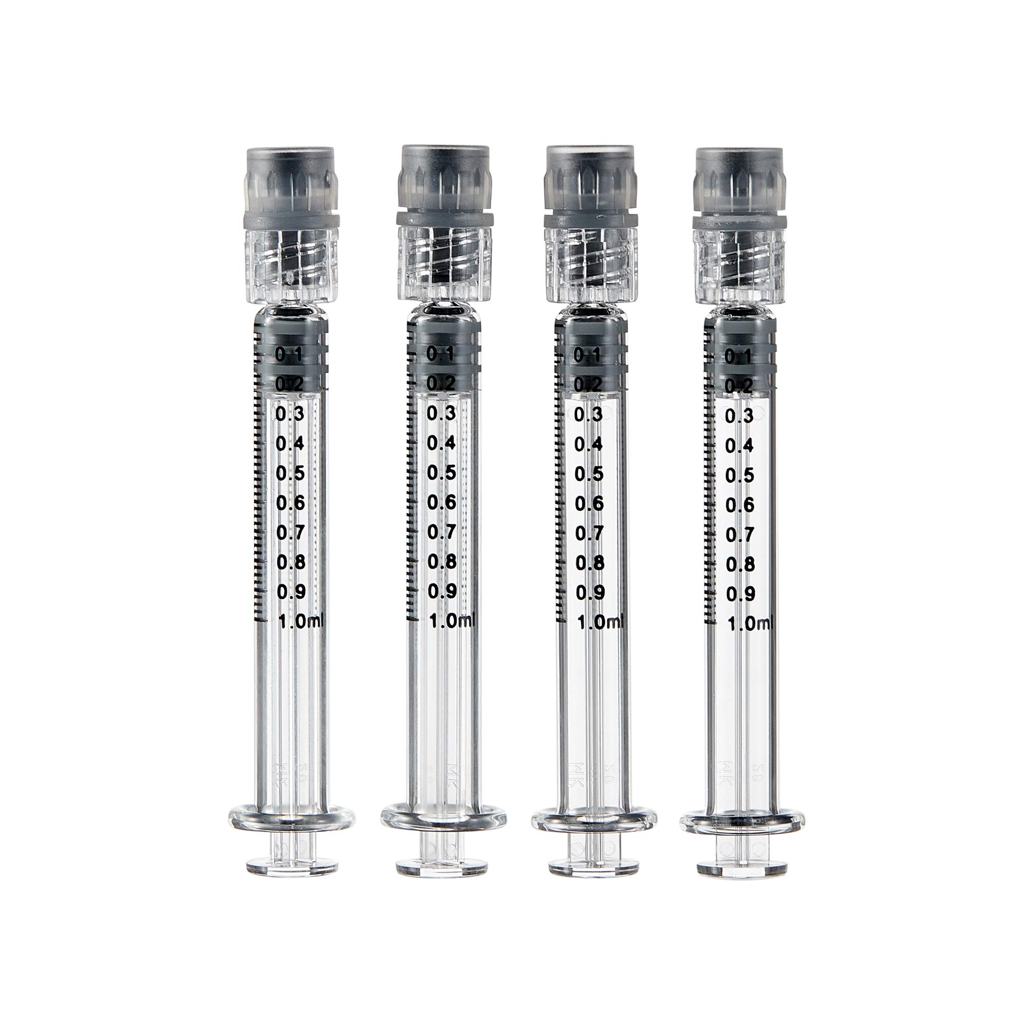 1ML Borosilicate Glass Syringe with Plastic Metal Plunger | 10 Pack — Amazon image 5
