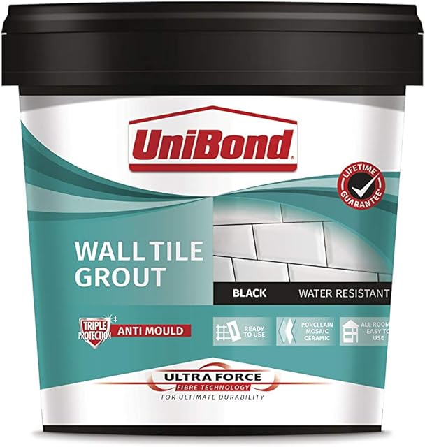 UniBond 2643634 Ultraforce Wall Grout, Black