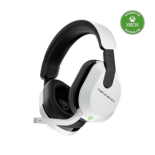Turtle Beach Stealth 600 Wireless Multiplatform Amplified Gaming Headset for Xbox Series X|S, Xbox One, PC, PS5, PS4, & Mobile – Bluetooth, 80-Hr Battery, Noise-Cancelling Mic – White - White - Stealth 600 XB