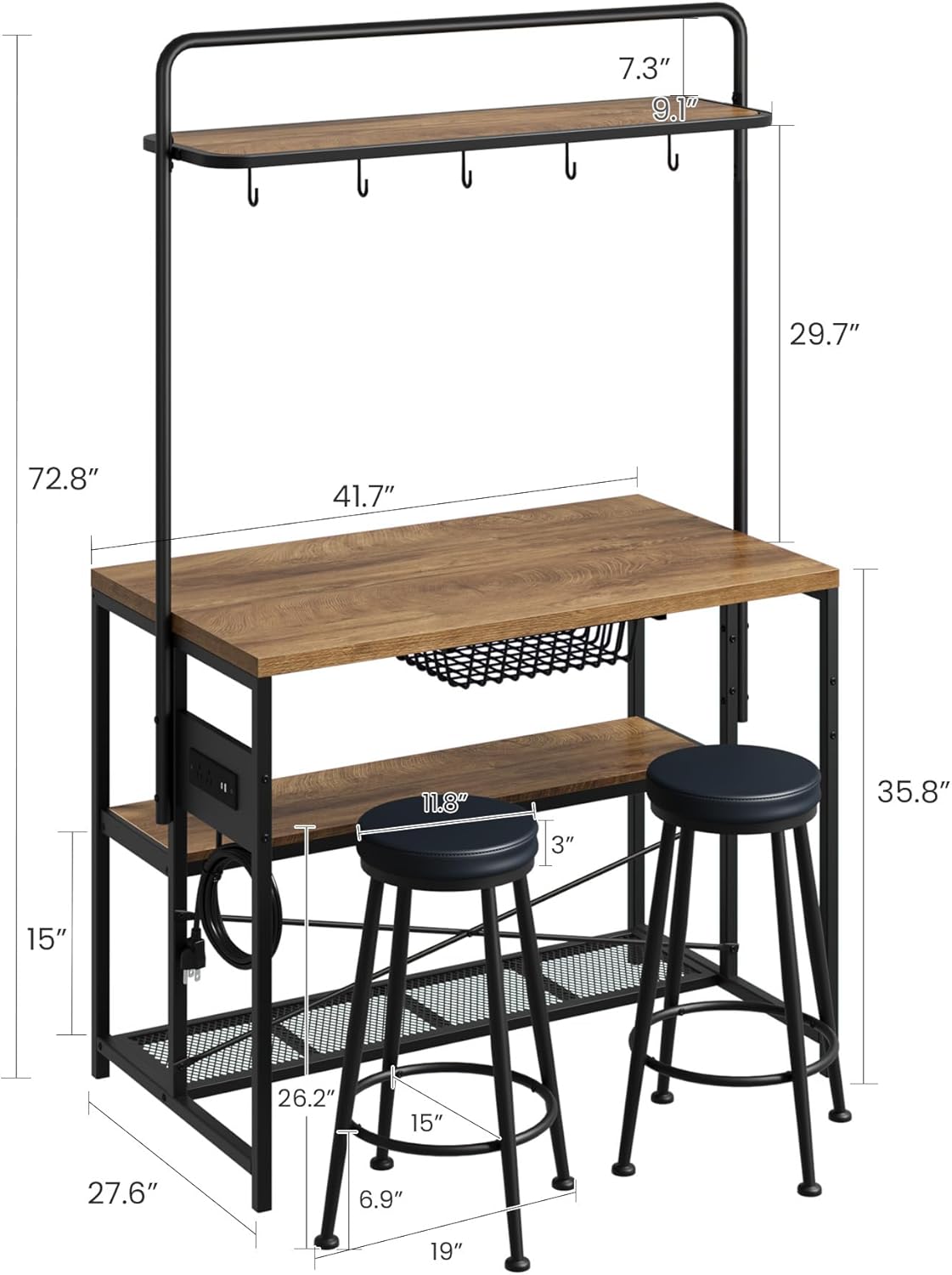 Garvee Kitchen Island Dimensions
