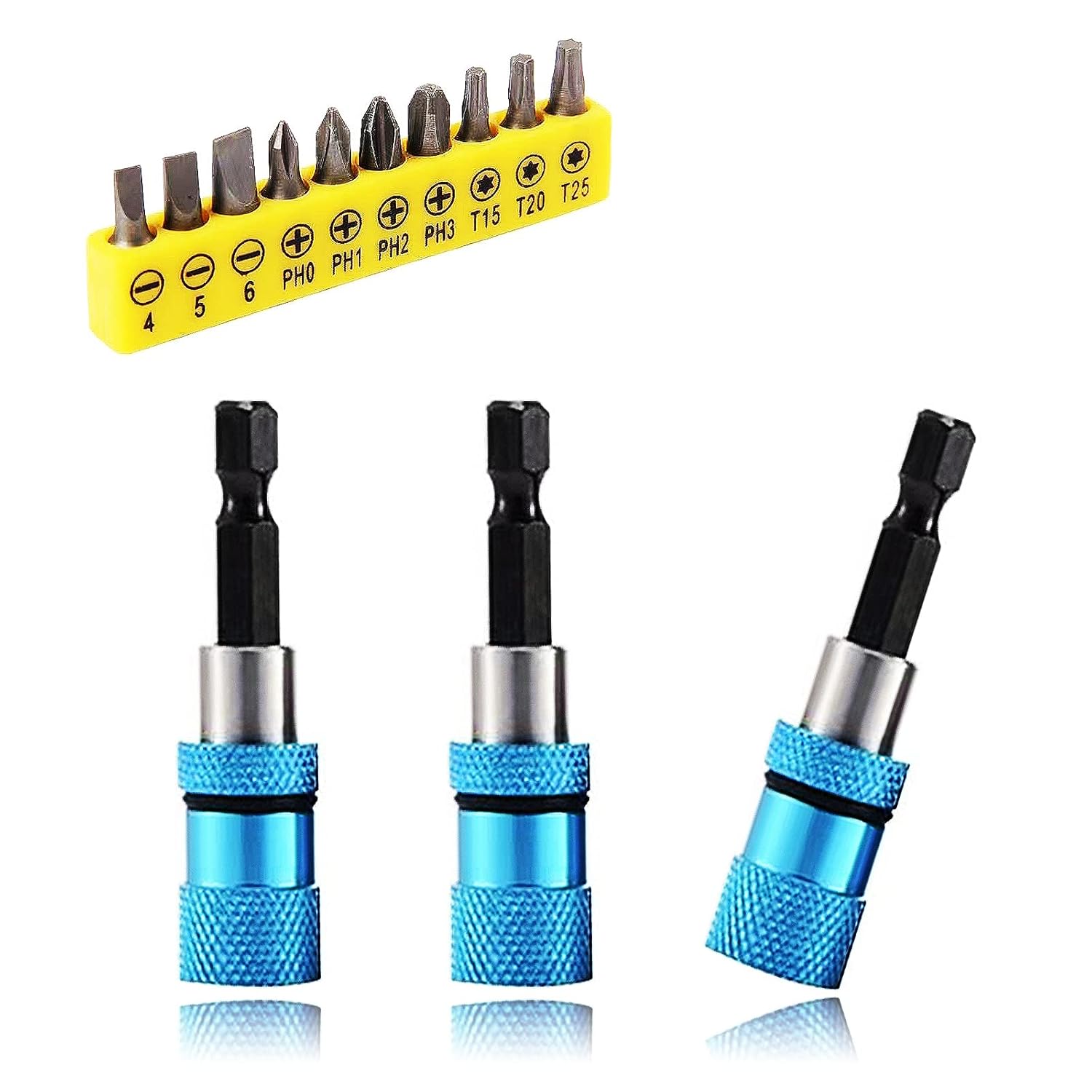 Drill Bit Holder, 60mm Quick Release Impact Screwdriver Drill