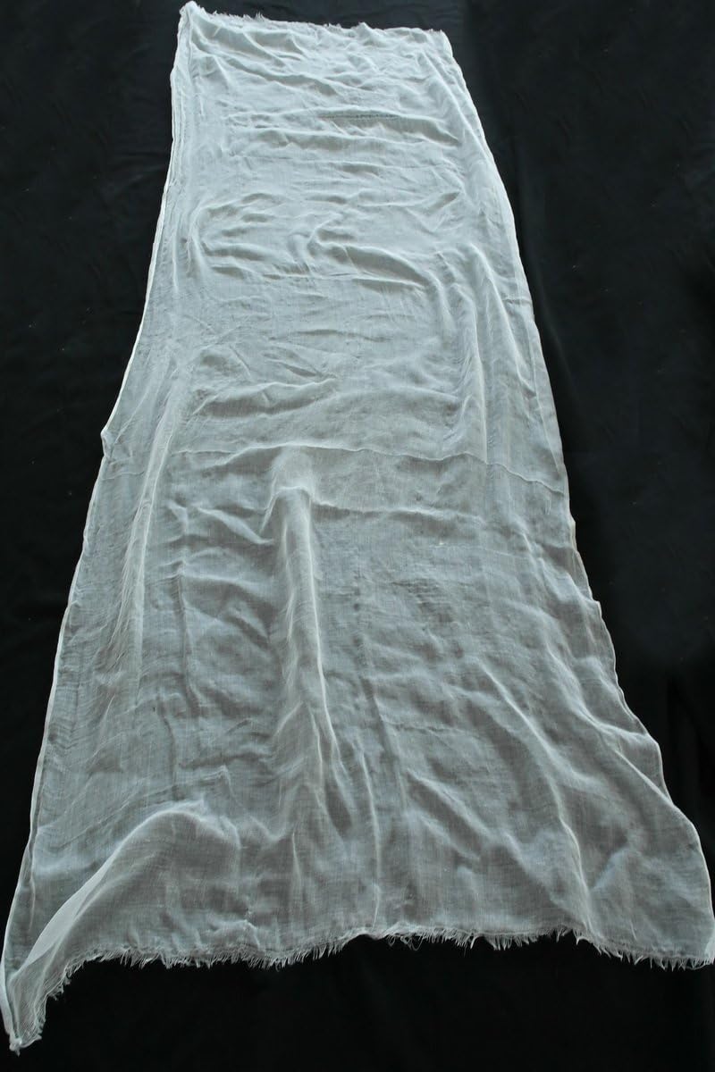 500 Cm X 90 Cm White Creepy Cloth Decoration Halloween Window Door Prop Party Torn Material Table Decoration Prop Scary Wall Cloth Cover Room Scene Setter Poster