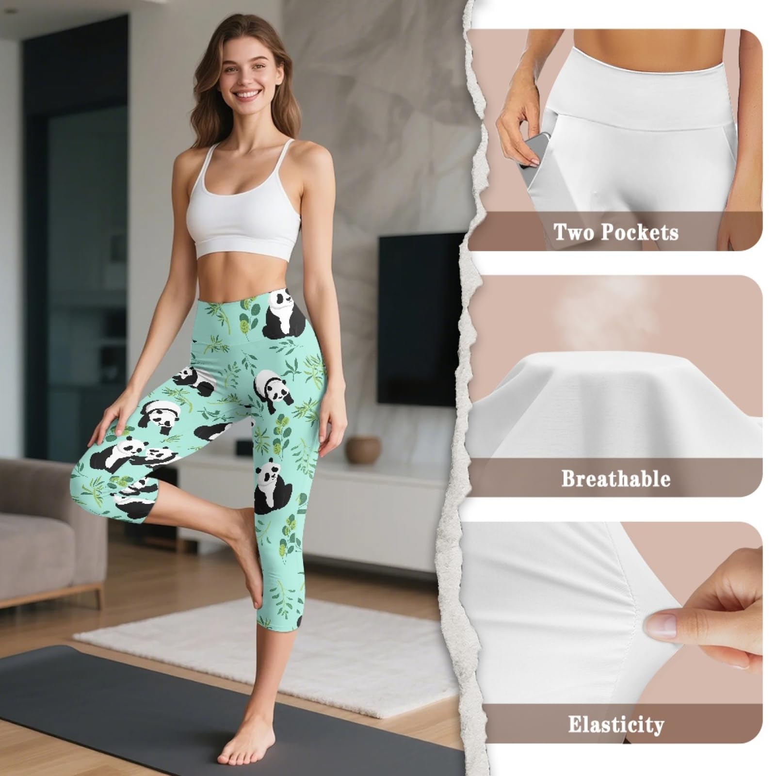 Amzbeauty Leggings für Damen, Scrunch-Workout-Leggings, Baderiy, Fitnessstudio, Yoga, Booty Pants