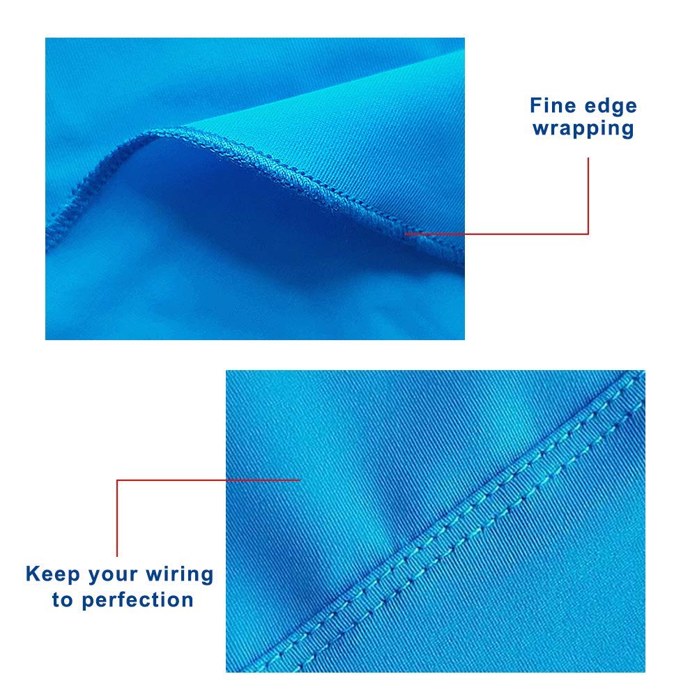 Strand Schatten Zelt Markise 4-5 Personen wasserdichte leichte Blockierung elastische Sonnenschirm Strandmuscheln Blau L