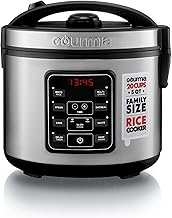 Gourmia Digital Rice Cooker with Steamer