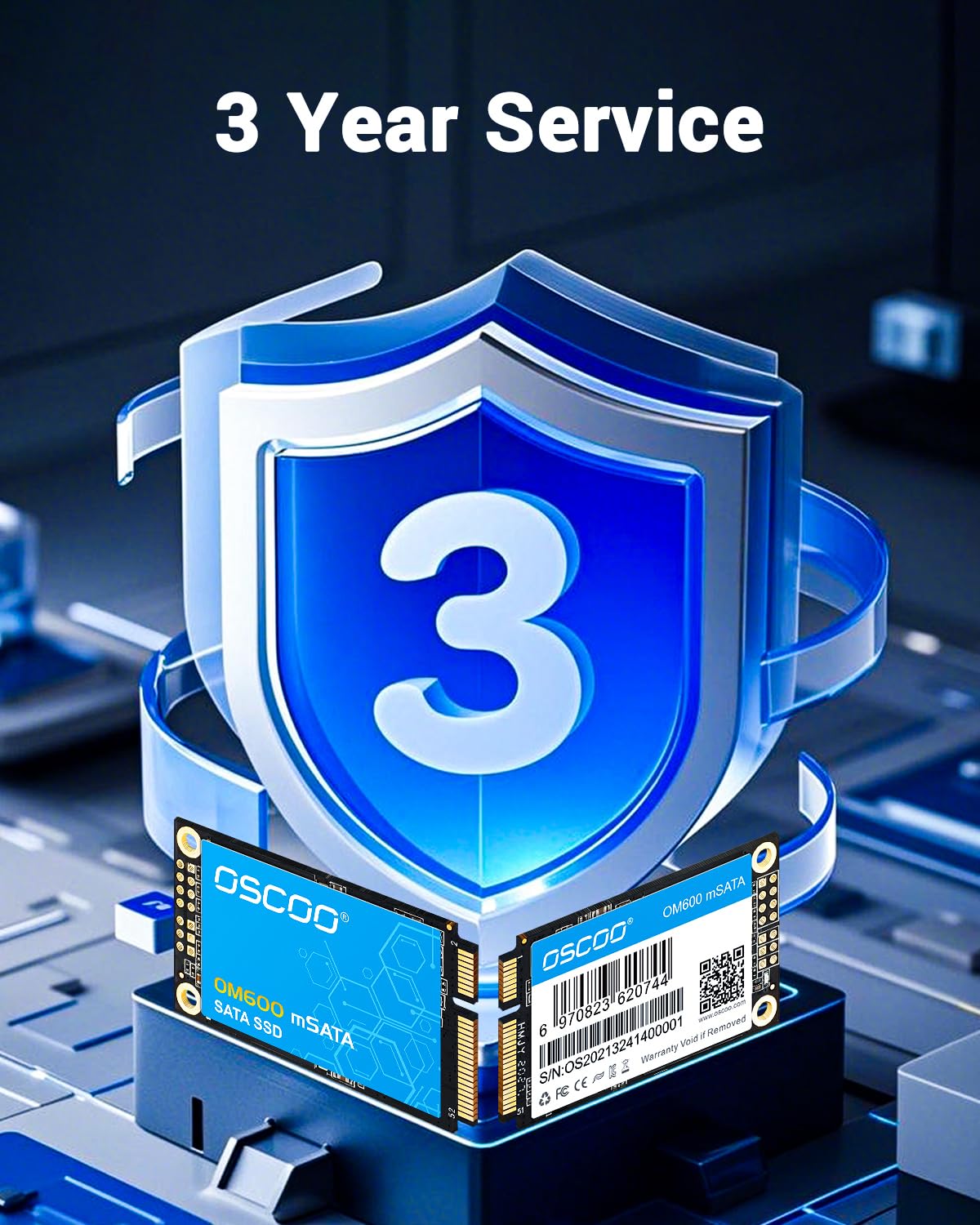 Amazon.com: OSCOO 512GB mSATA SSD – SATA III 6Gbps Internal Solid