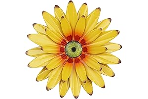 hogardeck 11" Sunflower Wall Art for Indoor Outdoor