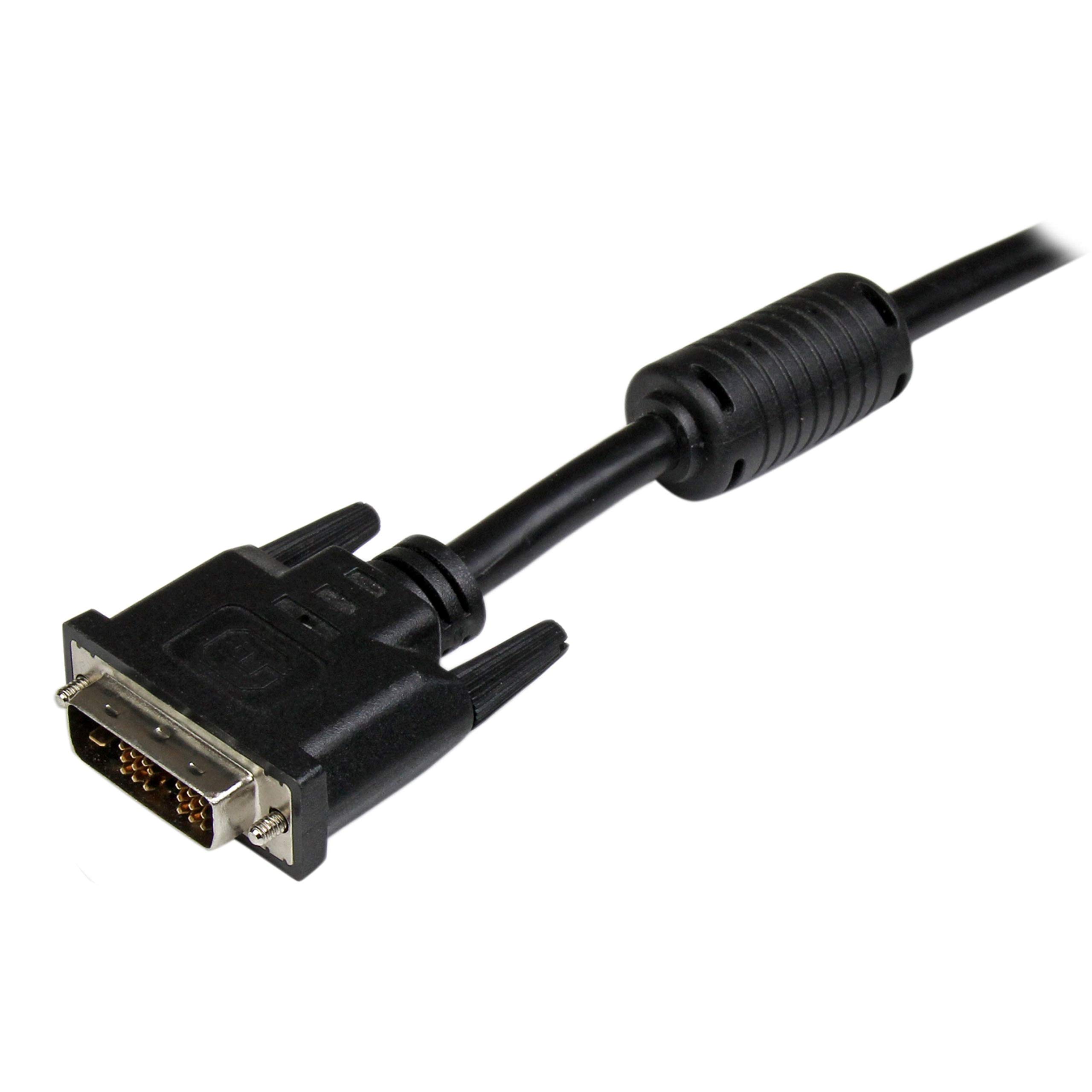 StarTech.com Cavo DVI-D Single Link per Monitor M/M, Cavo DVI-D per monitor Digitali maschio maschio 1920 x 1200, 2m
