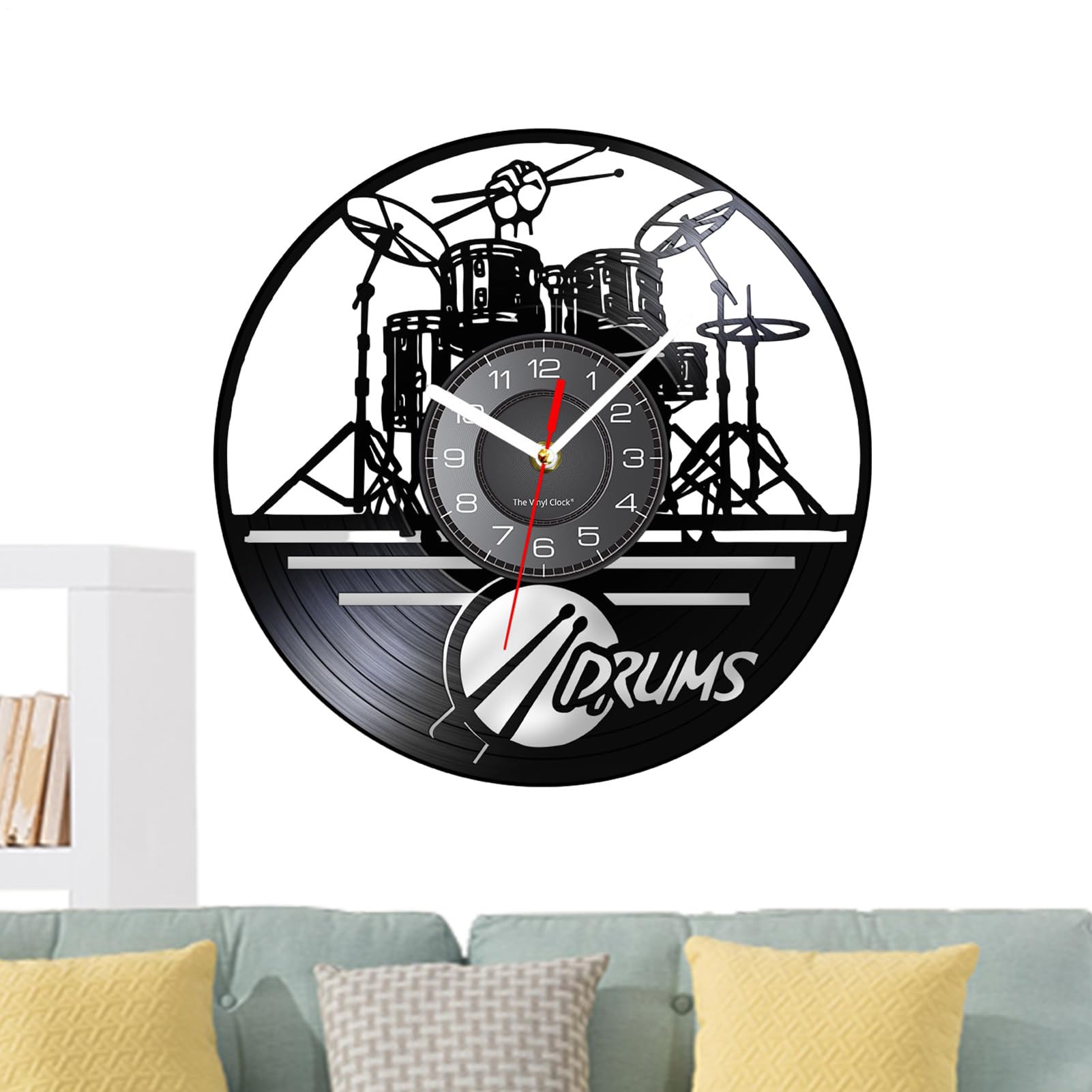 Horloge Murale Décorative pour Chambre et Soirée Musicale Thématique