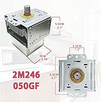 Vista 4 de Magnetron 2M246 050GF - Tubo de magnetrón de microondas compatible con LG 6324W1A001L 6324W1A001B AP6316906