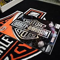 Vista 4 de Chroma 3276 Harley-Davidson - calcomanía de emblema clásico