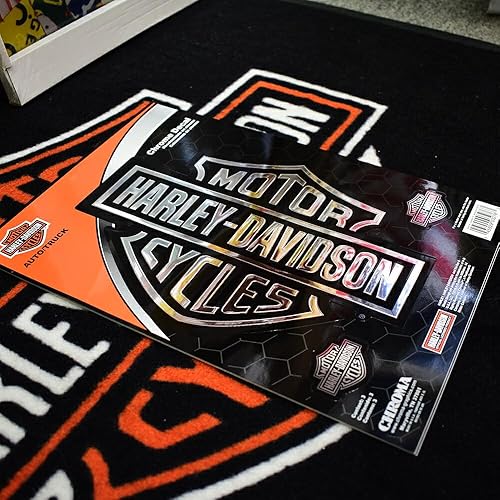 Miniatura 4 de Chroma 3276 Harley-Davidson - calcomanía de emblema clásico