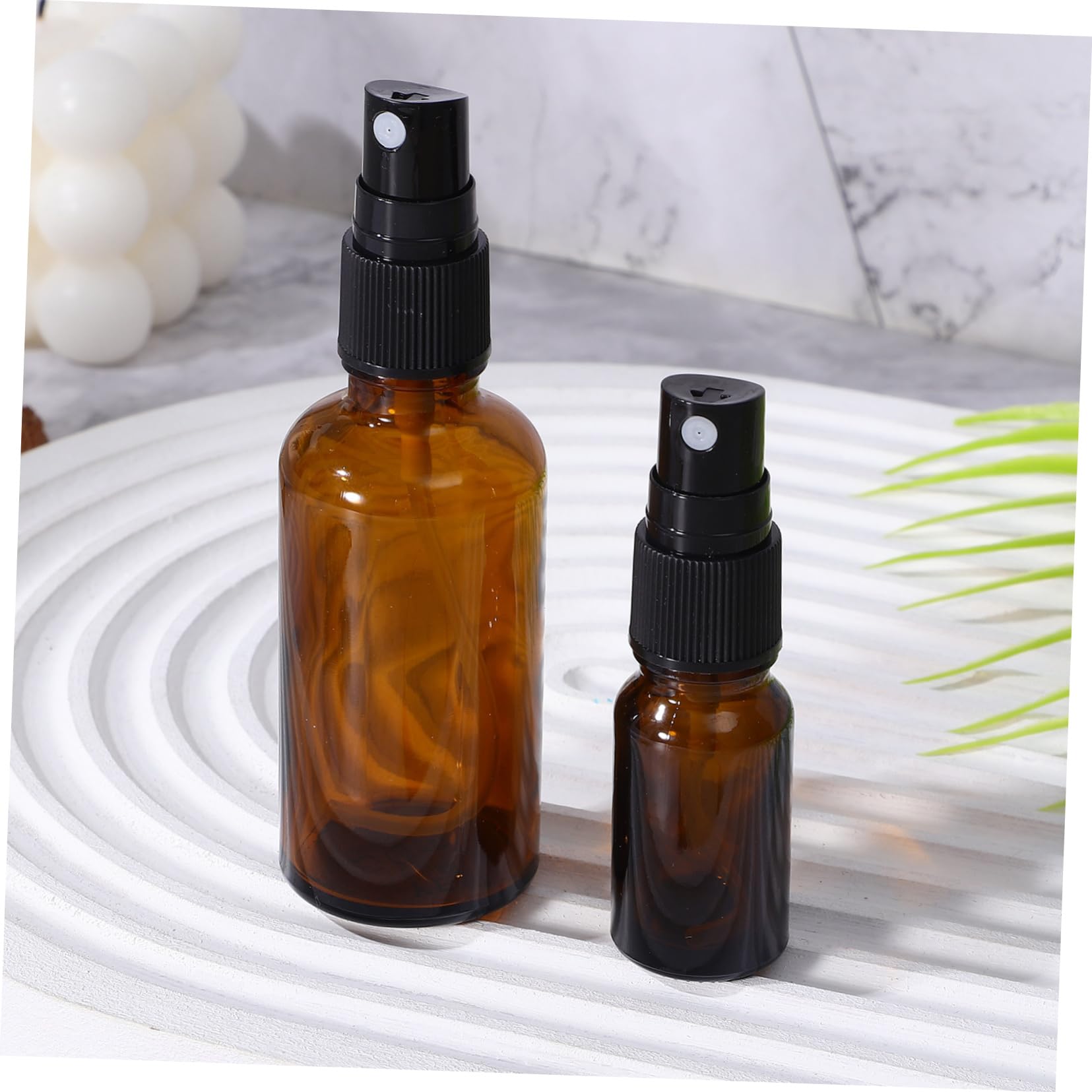 BESTYASH 10pezzi Spray in Vetro Vuoti Riutilizzabili e Portatili Piccoli Spray Per Essenziali e Cosmetici Viaggio
