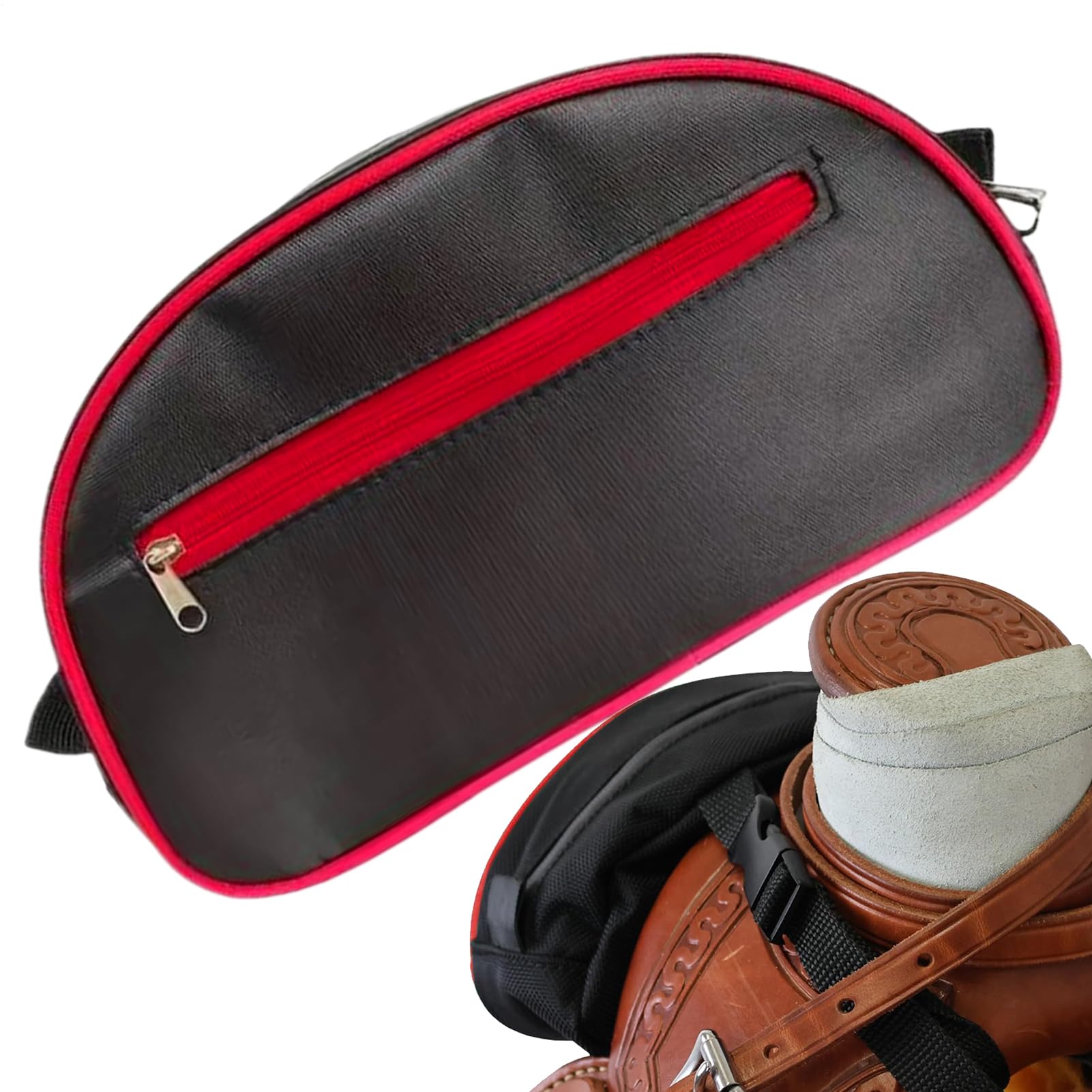 Satteltasche Mit Vorderzwieselfach Für Westernsättel - Kompakte Reittasche Mit Handyhalterung Für Ausritte