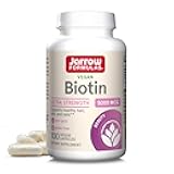 Biotin Ultra Strength 5000 mcg, Dietary Supplement, Hair, Skin, and Nails Support, 100 Veggie Capsules, Up to 100 Day Supply
