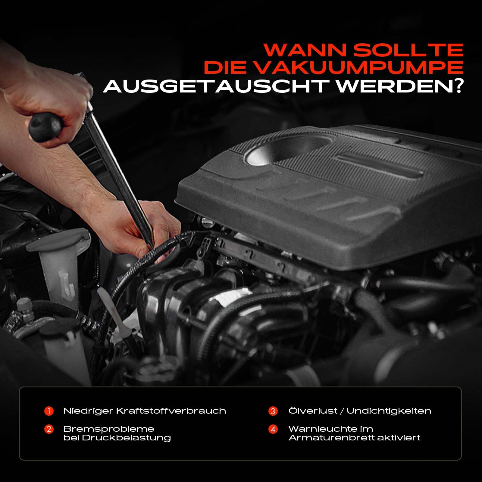 Frankberg Vakuumpumpe Vacuumpumpe Kompatibel mit 1er E81 3er 3er Cabriolet 3er Coupe 3er Touring 5er 5er Touring 5er Touring 6er 6er Cabriolet 7er X3 X5 Replace# 11667791232