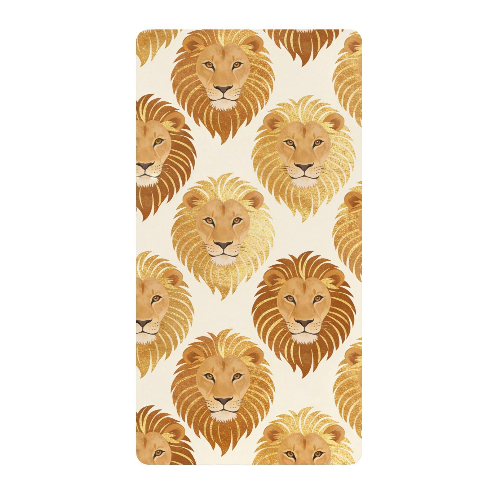 Drap de berceau mousseline respirant coton bébé garçon fille lion