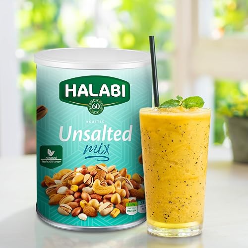 Miniatura 8 de Halabi Nueces mixtas, 16 tipos de nueces y granos, nueces mixtas de concha, recogidas a mano de primera calidad y tostadas tradicionalmente,