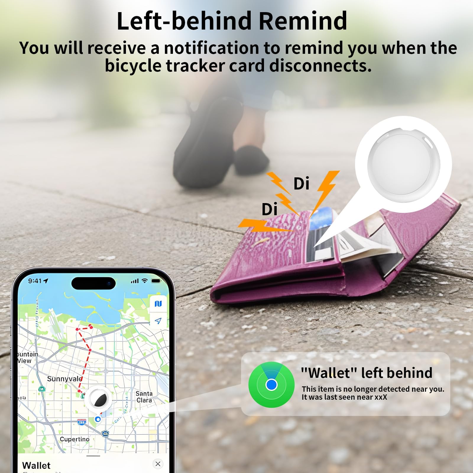 2 Pack GPS Tracker for Vehicles Work with Find My (iOS Only)Real Time Mini Car Air Tracker Tag Global Car Hidden Locator Tracking Device Item Finder No Monthly Fee or Subscription No SIM Card Required - 4
