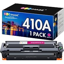 GPC Image Compatible Toner Cartridge Replacement for HP 410A CF413A Compatible with LaserJet Pro MFP M477fdw M477fdn M477fnw Pro M452dn M452nw M452dw Toner Printer Tray 1 Magenta