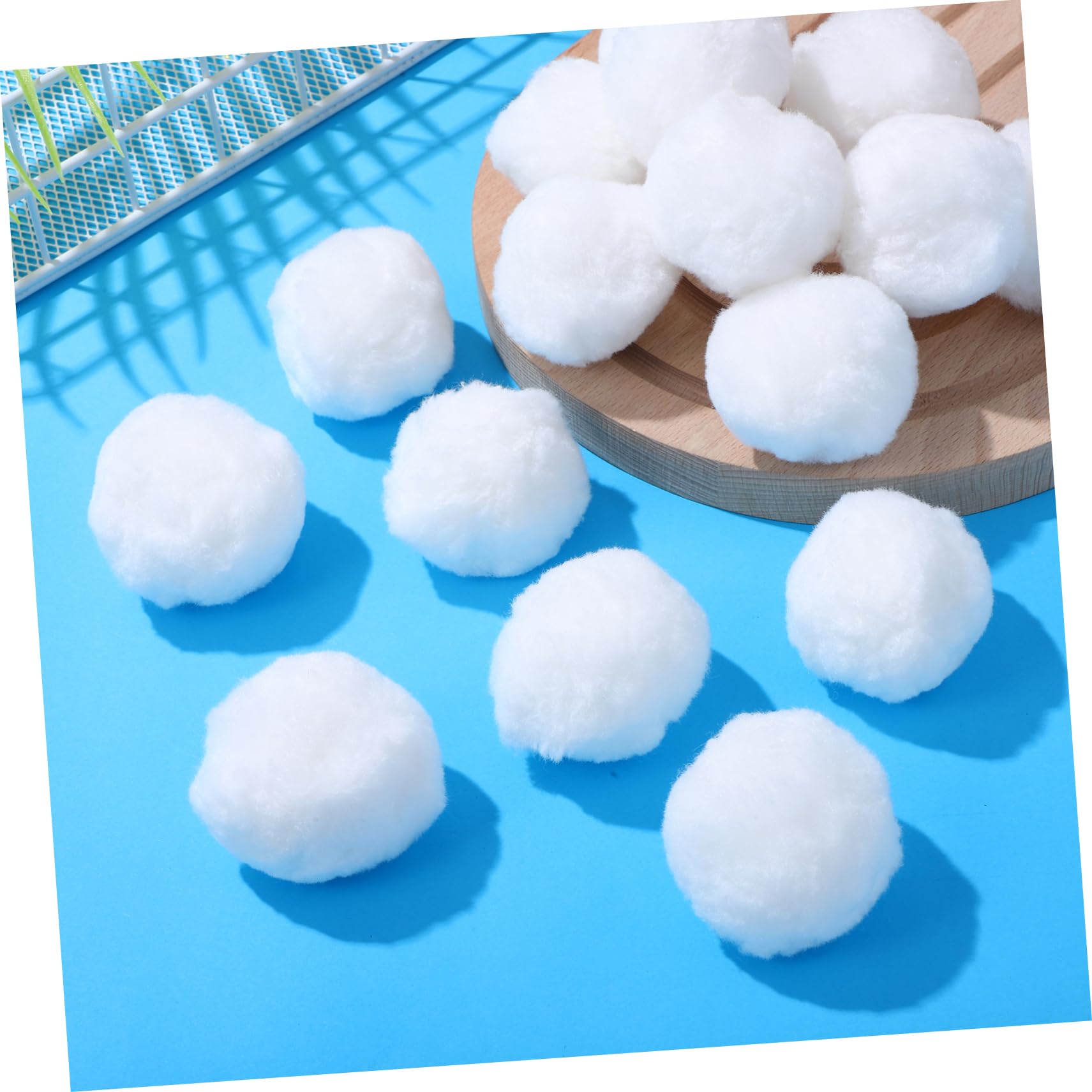 Boules Filtrantes Remplaçables, Filtration, 1 Pack, Polyester, Blanc