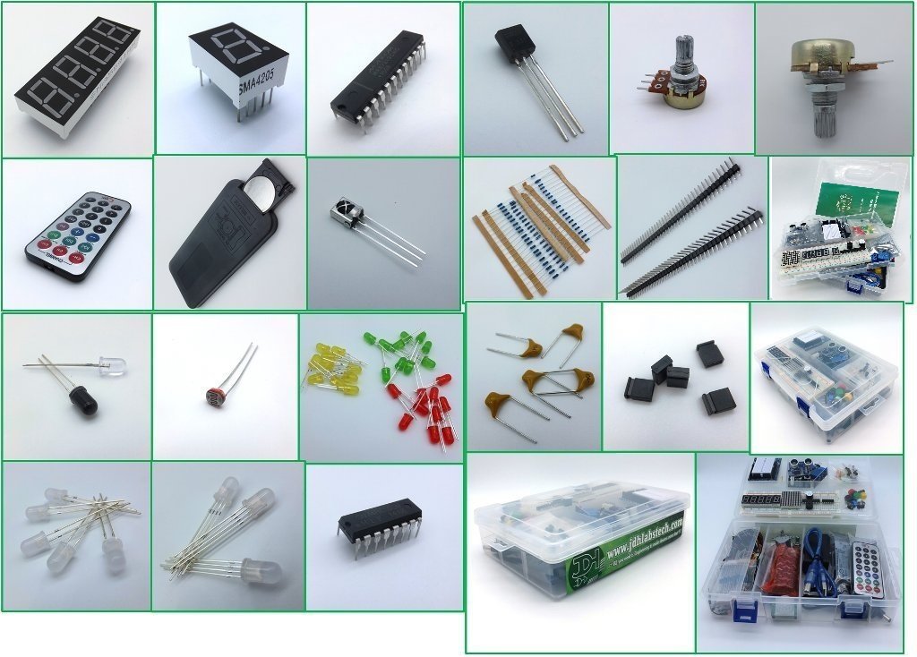 Mega 2560 Starter Kit Ultra (100% Compatible con Arduino IDE) con Adaptador 12V/2A (EU/UK), WiFi, Bluetooth, Sensores, Modulos, Kit de Resistores y Componentes