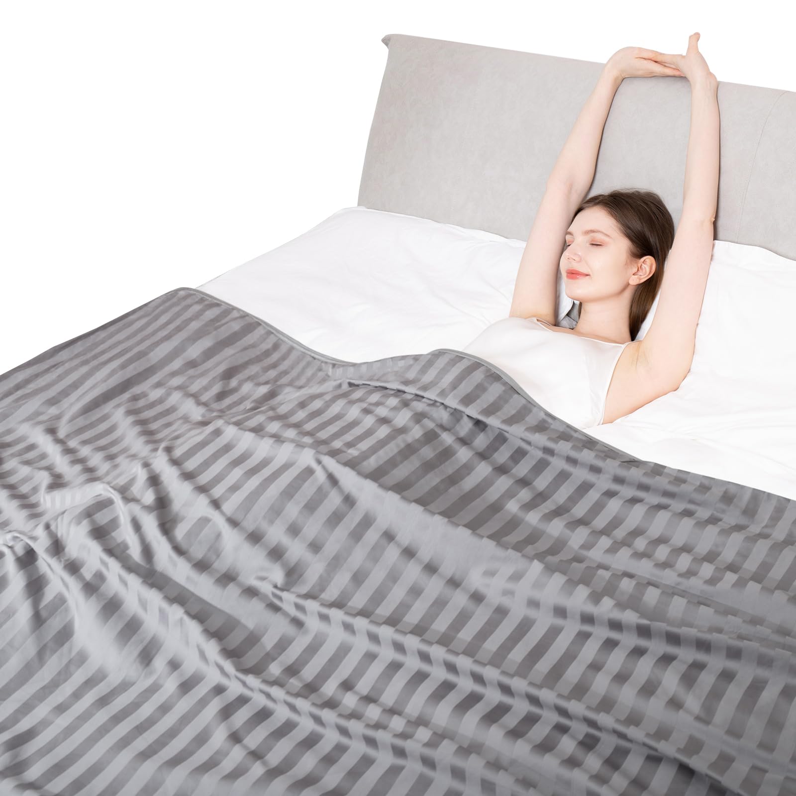 Elegear Kühldecke Arc-Chill 3.0 Kühlfasern Q-Max>0,5 doppelseitige Selbstkühlende Decke 200 x 220 cm